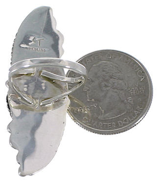 Sterling Silver Turquoise Southwest Ring Size 8-1/4 UX31902