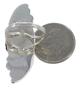 Southwest Sterling Silver Turquoise Ring Size 6-1/4 UX31918