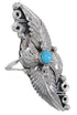 Sterling Silver Turquoise Southwest Jewelry Ring Size 5 UX31923