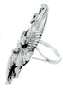Genuine Sterling Silver Leaf Ring Size 4-3/4 UX32019