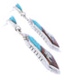 Multicolor And Silver Native American Village Design Earrings EX31667