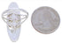 Genuine Sterling Silver Multicolor Jewelry Ring Size 5-1/2 YX33831