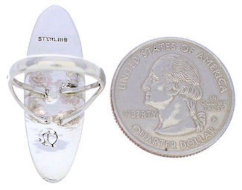 Multicolor Silver Jewelry Southwest Inlay Ring Size 4-3/4 YX33834