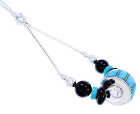 Liquid Silver Jewelry Multicolor Bead Necklace GS74842