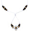 Multicolor Liquid Silver Bead Necklace GS74866