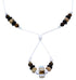 Multicolor Liquid Silver Bead Necklace GS74866