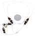 Multicolor Liquid Silver Bead Necklace GS74866