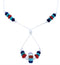 Multicolor Jewelry Liquid Silver Bead Necklace GS74863