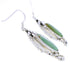 Southwest Turquoise Silver Hook Dangle Earrings BW74795