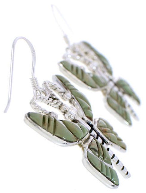 Southwest Turquoise Jewelry Butterfly Hook Dangle Earrings BW74960