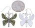 Southwest Turquoise Jewelry Butterfly Hook Dangle Earrings BW74960