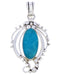 Southwest Turquoise Slide Pendant Jewelry BW74999