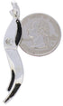 Southwestern Multicolor Inlay Silver Slide Pendant BW75082