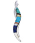 Multicolor Inlay Jewelry Genuine Sterling Silver Slide Pendant BW75091