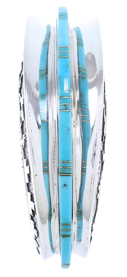 Southwest Horse Silver Jewelry Turquoise Cuff Bracelet PX27735