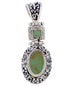 Turquoise Jewelry Sterling Silver Pendant MW75113