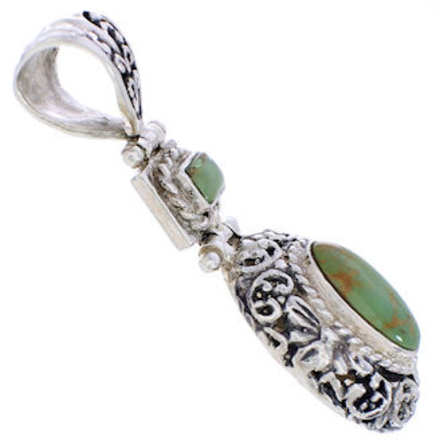 Turquoise Jewelry Sterling Silver Pendant MW75113