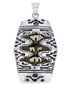 Native American Village Design Multicolor Silver Pendant MW75184