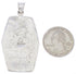 Native American Village Design Multicolor Silver Pendant MW75184