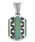 Turquoise Sterling Silver Jewelry Pendant MW75208