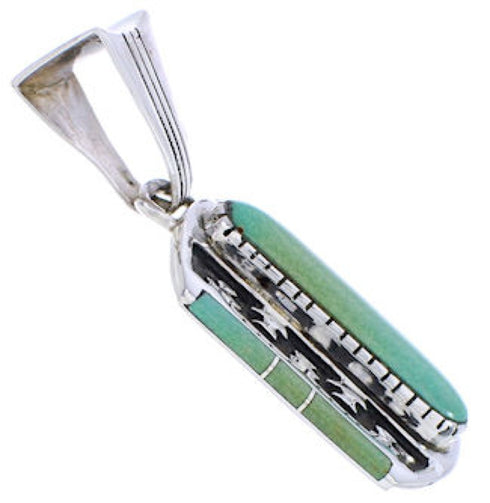 Turquoise Sterling Silver Jewelry Pendant MW75208
