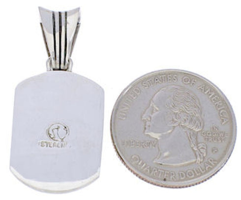 Turquoise Sterling Silver Jewelry Pendant MW75208