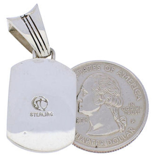 Turquoise Sterling Silver Pendant MW75220