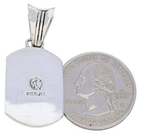 Turquoise Silver Jewelry Southwest Pendant MW75223