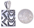 Southwestern Jewelry Multicolor Silver Reversible Pendant MW74989