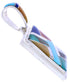 Southwestern Multicolor Sterling Silver Reversible Pendant MW74993