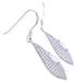 Sterling Silver And Cubic Zirconia Hook Dangle Earrings RS75416