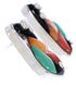 Whiterock Sterling Silver Multicolor Inlay Post Earrings RS75469