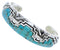 Sterling Silver Turquoise Southwest Cuff Bracelet MX27157