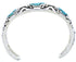 Sterling Silver Turquoise Southwest Cuff Bracelet MX27157