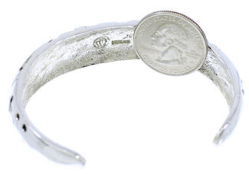 Sterling Silver Turquoise Southwest Cuff Bracelet MX27157