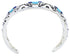Multicolor Inlay Sterling Silver Southwestern Cuff Bracelet MX27177