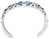 Multicolor Inlay Silver Southwestern Cuff Bracelet MX27179