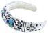Multicolor Inlay Silver Jewelry Southwestern Cuff Bracelet MX27181