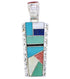 Genuine Sterling Silver Multicolor Inlay Pendant FX30917
