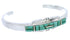 Turquoise Inlay Southwestern Cuff Bracelet Jewelry EX27755