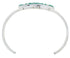 Southwestern Turquoise Inlay Cuff Bracelet Jewelry EX27757