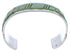 Sterling Silver Turquoise Inlay Southwest Cuff Bracelet EX27780