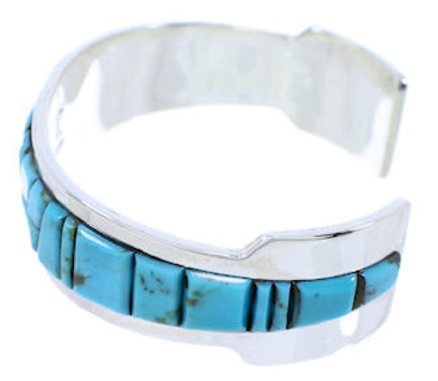 Turquoise Southwest Jewelry Sterling Silver Cuff Bracelet EX27786