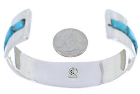Turquoise Southwest Jewelry Sterling Silver Cuff Bracelet EX27786
