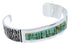 Genuine Sterling Silver Turquoise Inlay Jewelry Cuff Bracelet EX27815