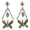 Butterfly Ladybug Jewelry Turquoise Silver Earrings MW76060