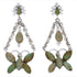 Butterfly Ladybug Jewelry Turquoise Silver Earrings MW76060