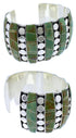 Southwest Turquoise Sterling Silver Jewelry Cuff Bracelet EX27834