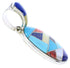 Genuine Sterling Silver Multicolor Southwest Pendant GS75697