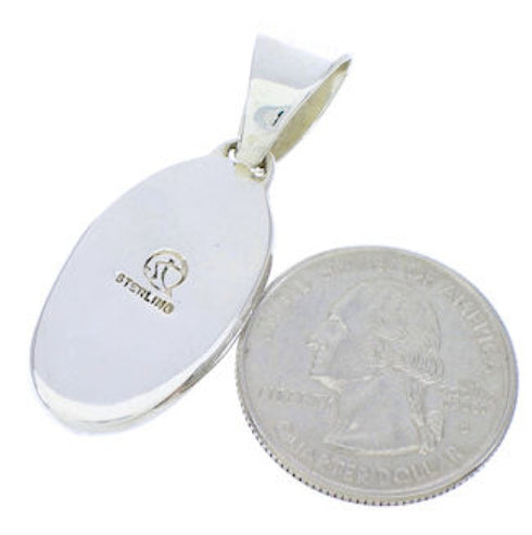 Turquoise Jewelry Sterling Silver Pendant GS75684